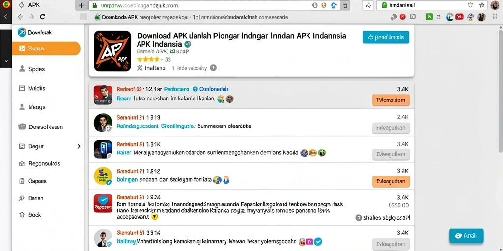 Tampilan awal yang menarik dan user-friendly.