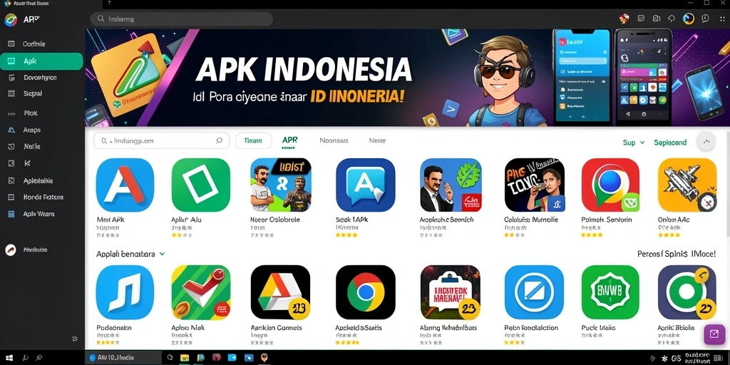 Tampilan antarmuka pengguna yang menarik.