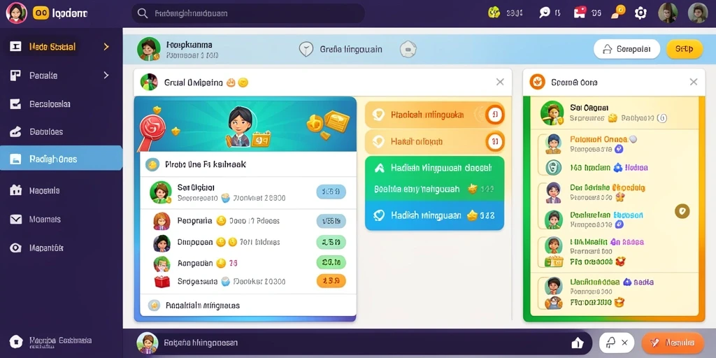 Tampilan menarik dari antarmuka utama JELAS777.