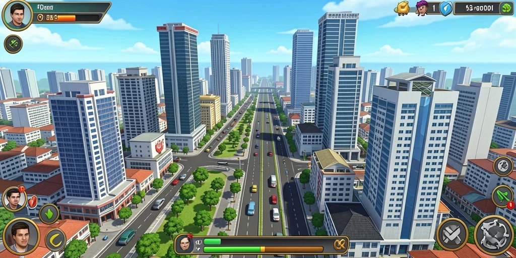Layar utama MENARA4D yang menarik dan intuitif.