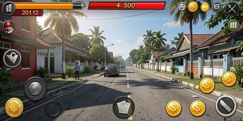 Screenshot menampilkan permainan slot yang menarik dan penuh warna.